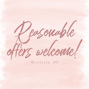 Reasonable offers welcome!